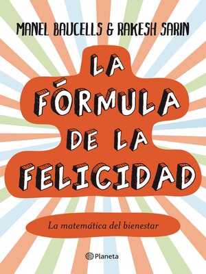 cover image of La fórmula de la felicidad
